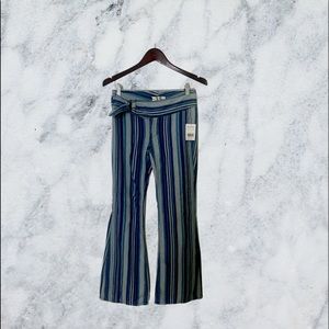 Low rise striped jeans free people size 25, New with tag